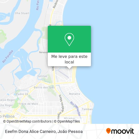 Eeefm Dona Alice Carneiro mapa
