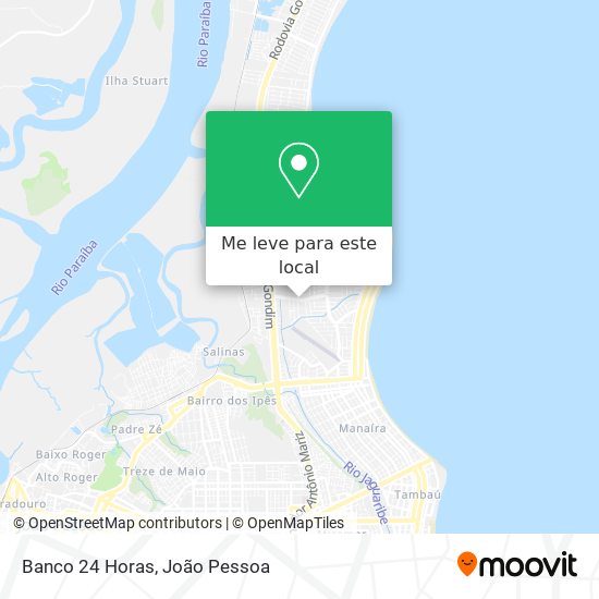 Banco 24 Horas mapa
