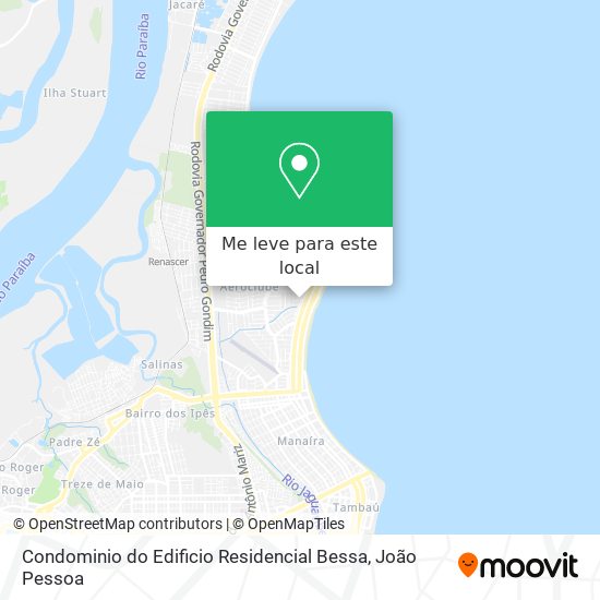Condominio do Edificio Residencial Bessa mapa