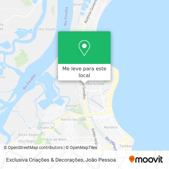 Exclusiva Criações & Decorações mapa