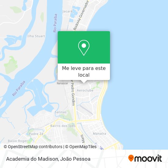 Academia do Madison mapa