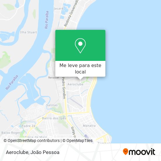 Aeroclube mapa