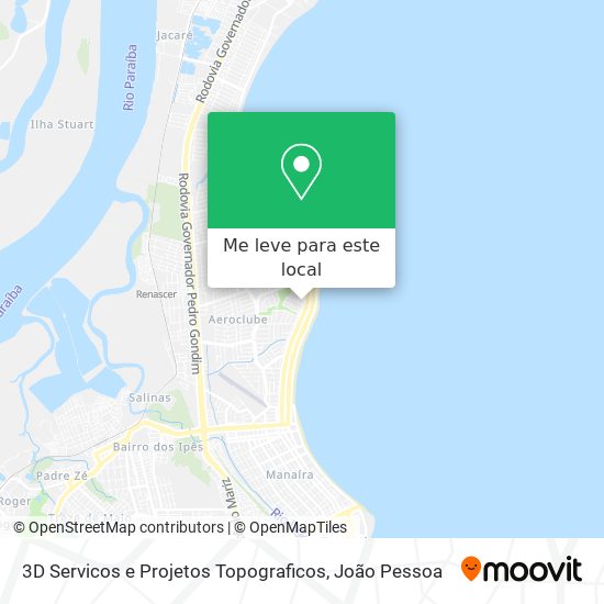 3D Servicos e Projetos Topograficos mapa