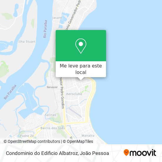 Condominio do Edificio Albatroz mapa