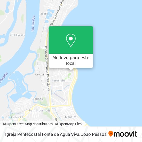 Igreja Pentecostal Fonte de Agua Viva mapa