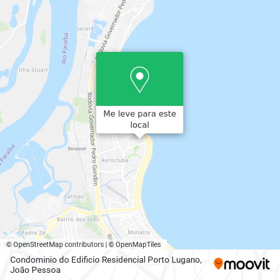 Condominio do Edificio Residencial Porto Lugano mapa