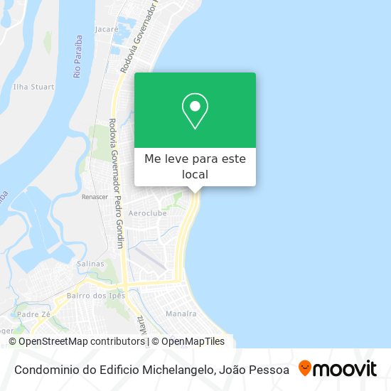 Condominio do Edificio Michelangelo mapa