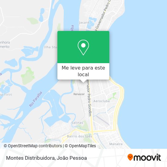 Montes Distribuidora mapa