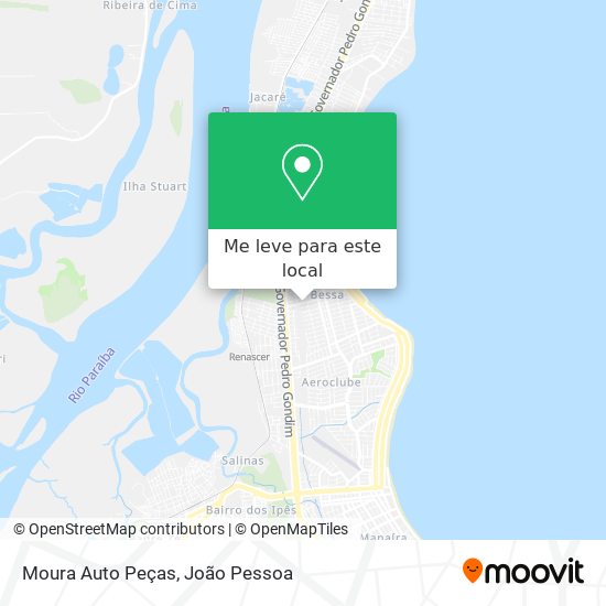 Moura Auto Peças mapa