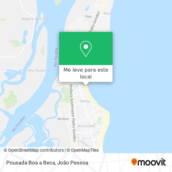 Pousada Boa a Beca mapa