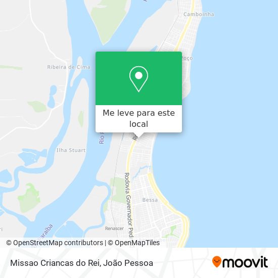 Missao Criancas do Rei mapa