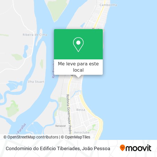 Condominio do Edificio Tiberiades mapa