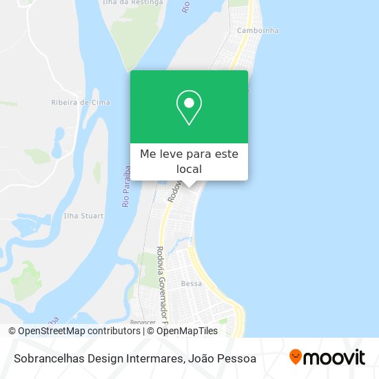 Sobrancelhas Design Intermares mapa