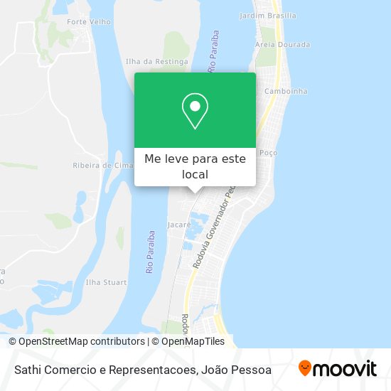 Sathi Comercio e Representacoes mapa