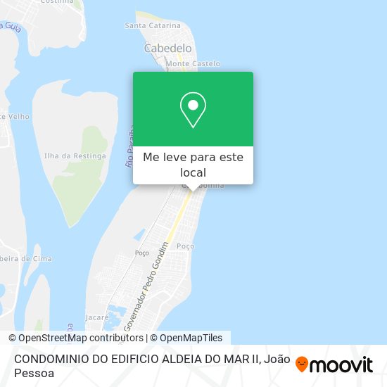 CONDOMINIO DO EDIFICIO ALDEIA DO MAR II mapa