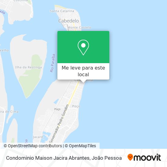 Condominio Maison Jacira Abrantes mapa
