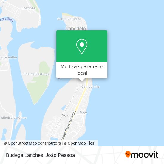 Budega Lanches mapa