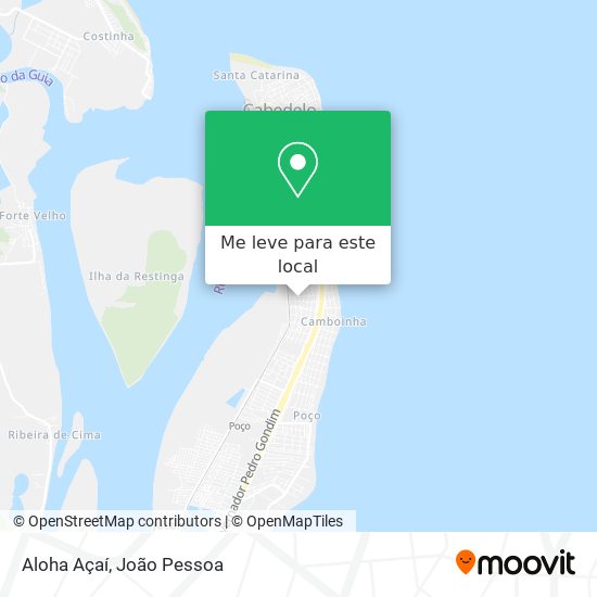 Aloha Açaí mapa