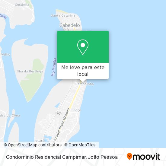 Condominio Residencial Campimar mapa