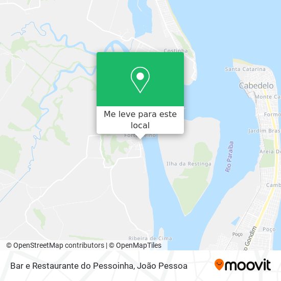 Bar e Restaurante do Pessoinha mapa