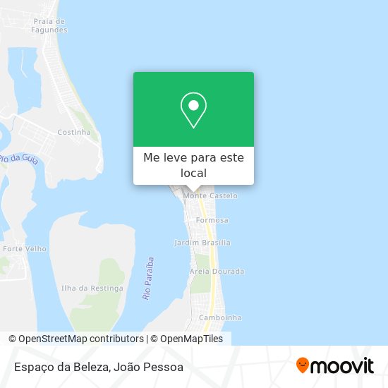 Espaço da Beleza mapa