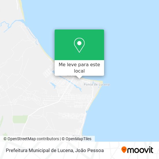 Prefeitura Municipal de Lucena mapa