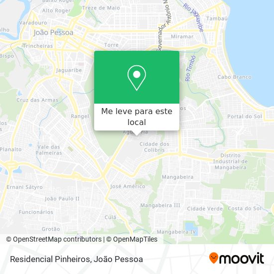 Residencial Pinheiros mapa