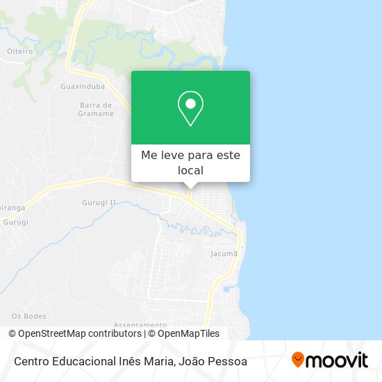 Centro Educacional Inês Maria mapa