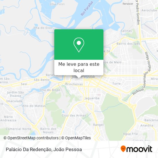 Palácio Da Redenção mapa