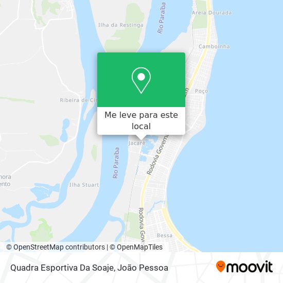 Quadra Esportiva Da Soaje mapa