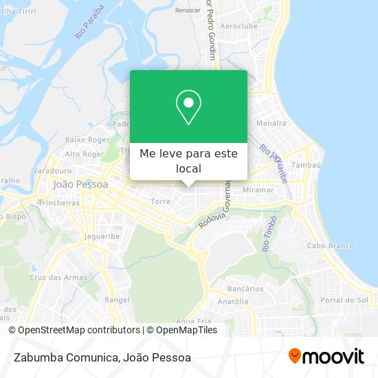 Zabumba Comunica mapa