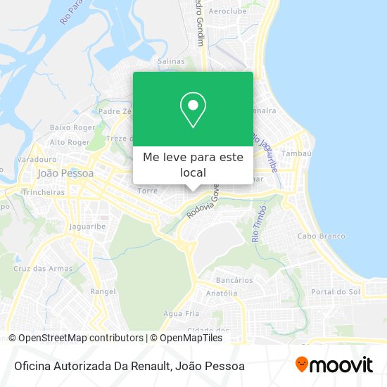 Oficina Autorizada Da Renault mapa
