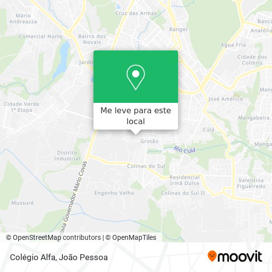 Colégio Alfa mapa