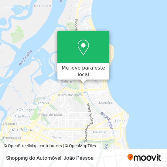 Shopping do Automóvel mapa