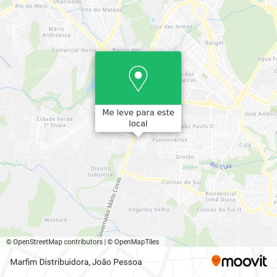 Marfim Distribuidora mapa