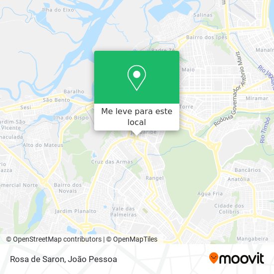 Rosa de Saron mapa