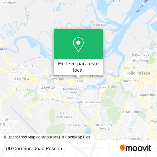 UD Correios mapa