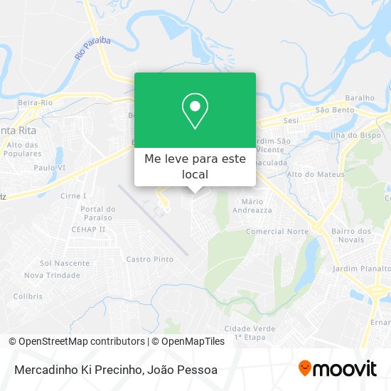 Mercadinho Ki Precinho mapa