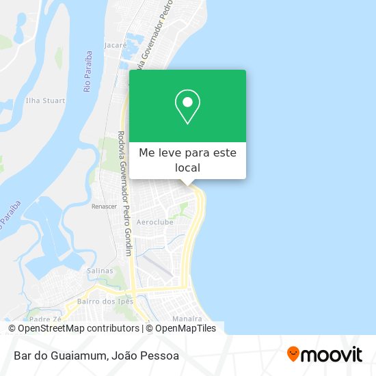 Bar do Guaiamum mapa