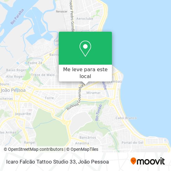 Icaro Falcão Tattoo Studio 33 mapa
