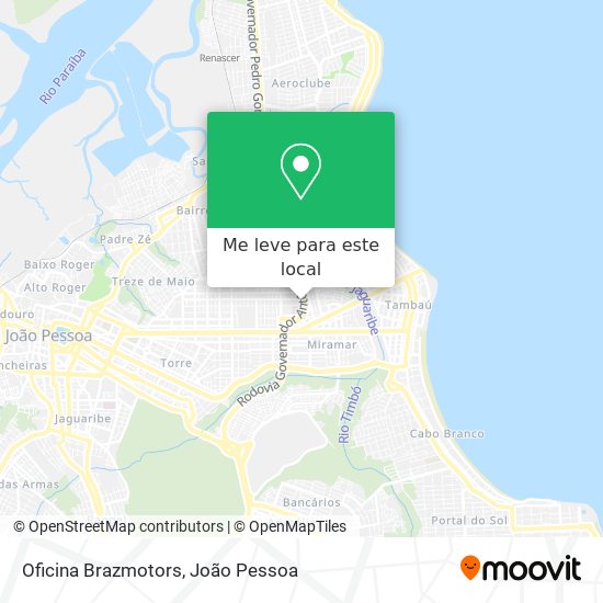 Oficina Brazmotors mapa