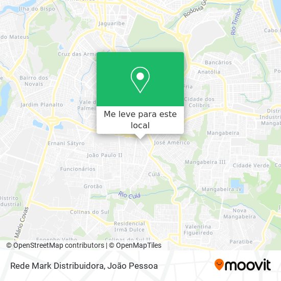 Rede Mark Distribuidora mapa