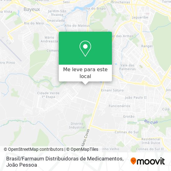 Brasil / Farmaum Distribuidoras de Medicamentos mapa