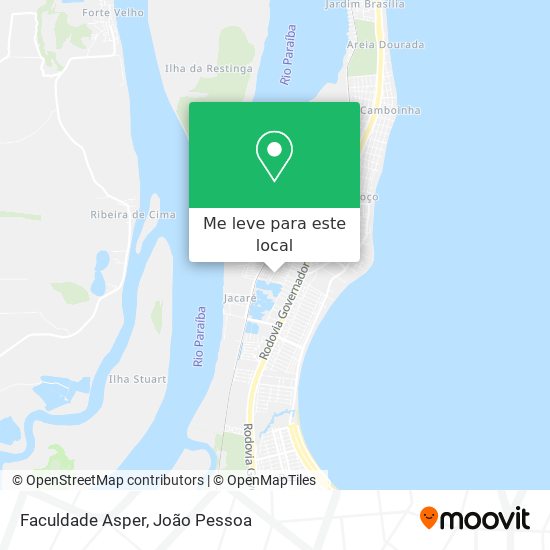 Faculdade Asper mapa