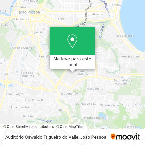 Auditório Oswaldo Trigueiro do Valle mapa