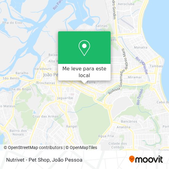 Nutrivet - Pet Shop mapa
