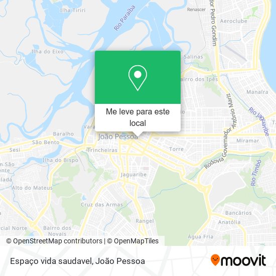 Espaço vida saudavel mapa