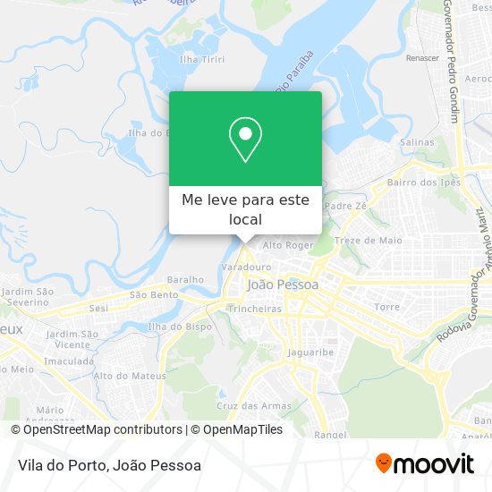 Vila do Porto mapa