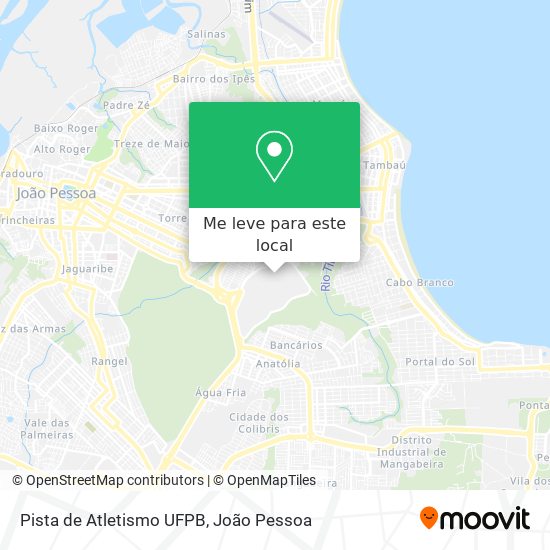 Pista de Atletismo UFPB mapa