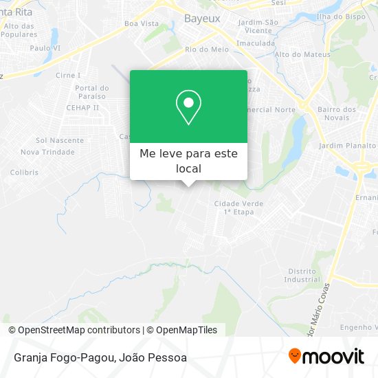 Granja Fogo-Pagou mapa